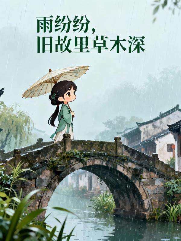 雨紛紛，舊故裏草木深