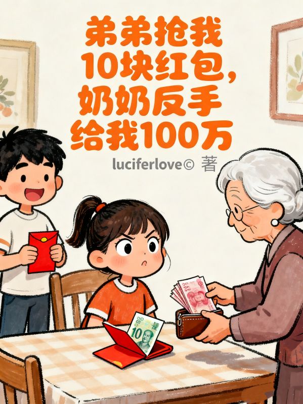 弟弟搶我10塊紅包，奶奶反手給我100萬