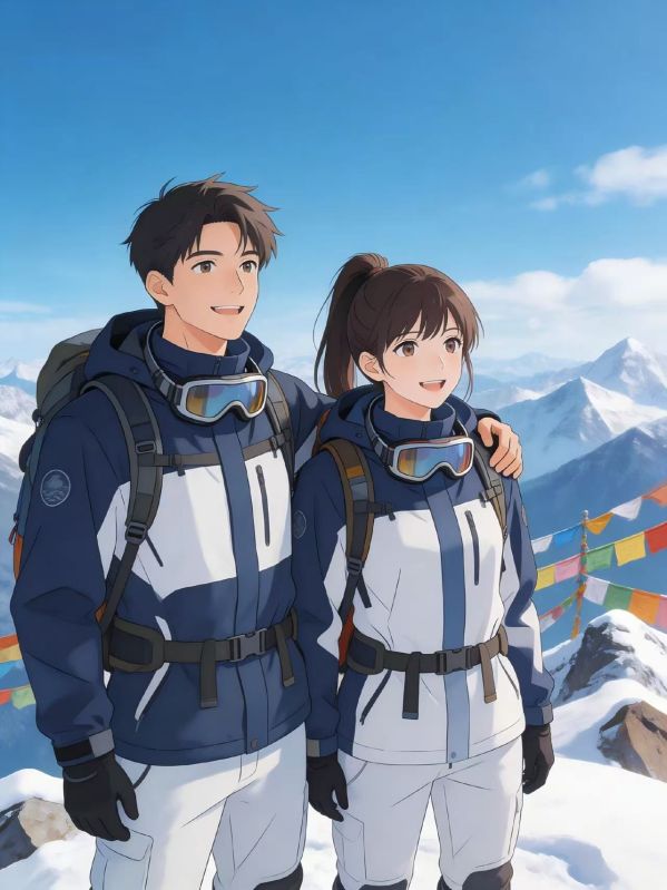 老公帶著表妹挑戰登頂珠峰，我目送他們去死