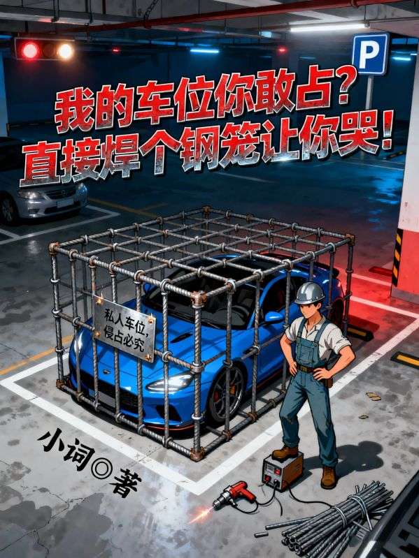 我的車位你敢占？直接焊個鋼籠讓你哭！
