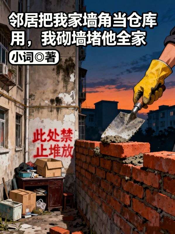 鄰居把我家牆角當倉庫用，我砌牆堵他全家