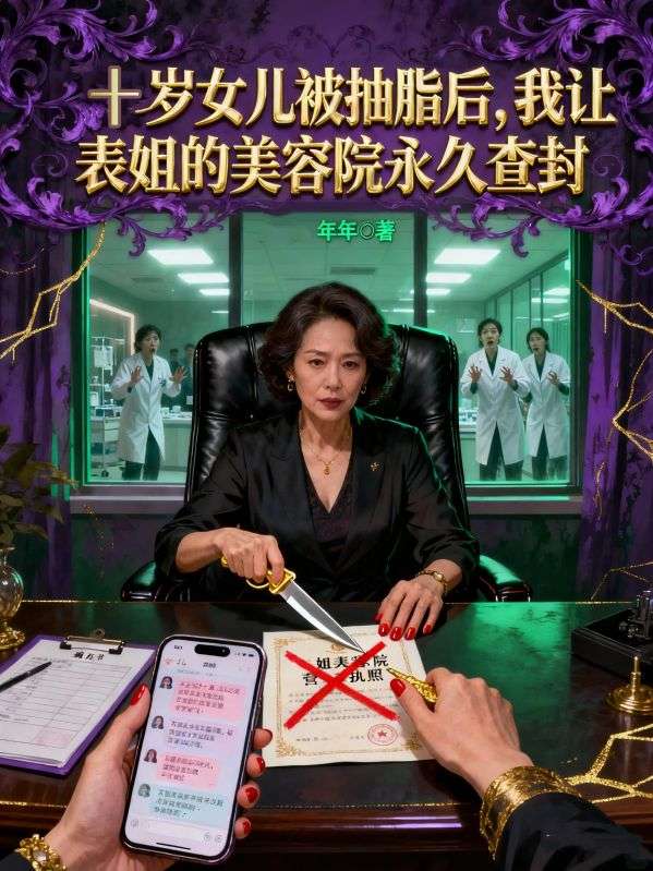 十歲女兒被抽脂後，我讓表姐的美容院永久查封