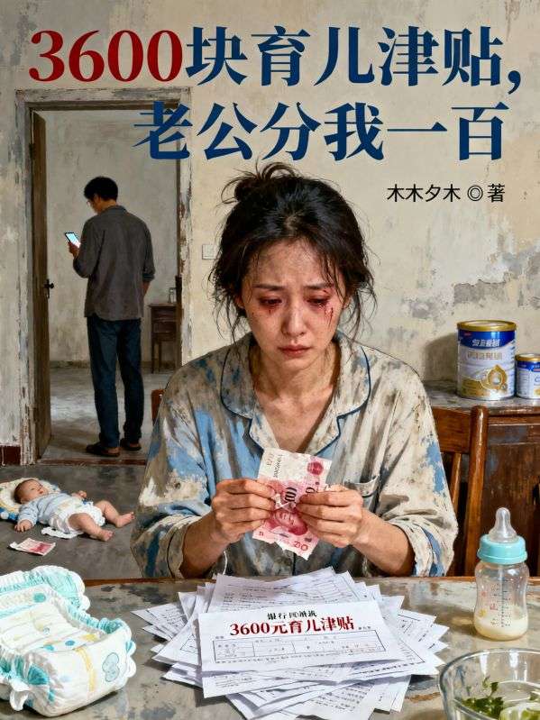 3600塊育兒津貼，老公分我一百