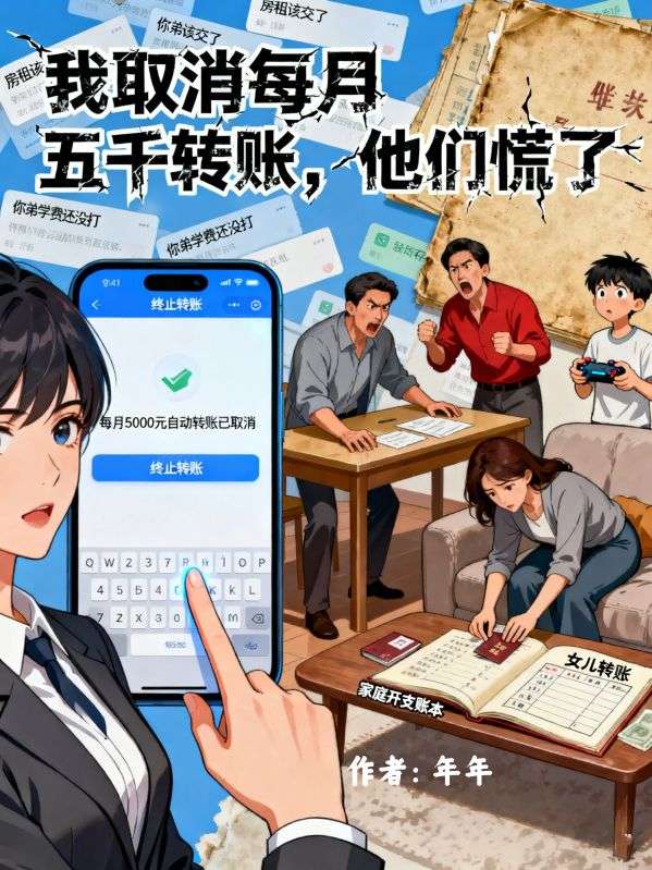我取消每月五千轉賬，他們慌了