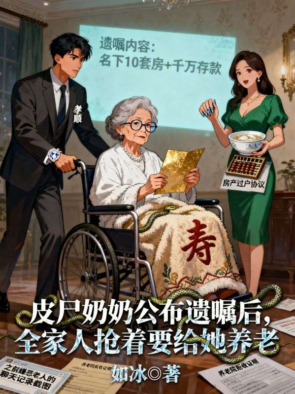 皮屍奶奶公布遺囑後，全家人搶著要給她養老