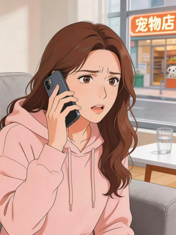 女兒說，爸爸要用棍子教訓小姐姐