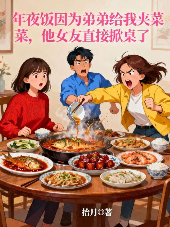 年夜飯因為弟弟給我夾菜，他女友直接掀桌了