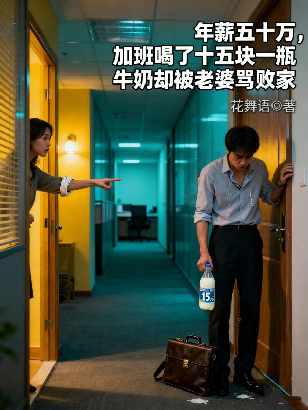 年薪五十萬，加班喝了十五塊一瓶牛奶卻被老婆罵敗家
