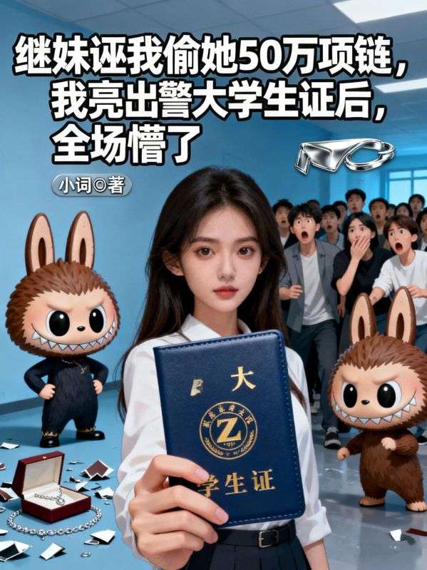 繼妹誣我偷她50萬項鏈，我亮出警大學生證後，全場懵了