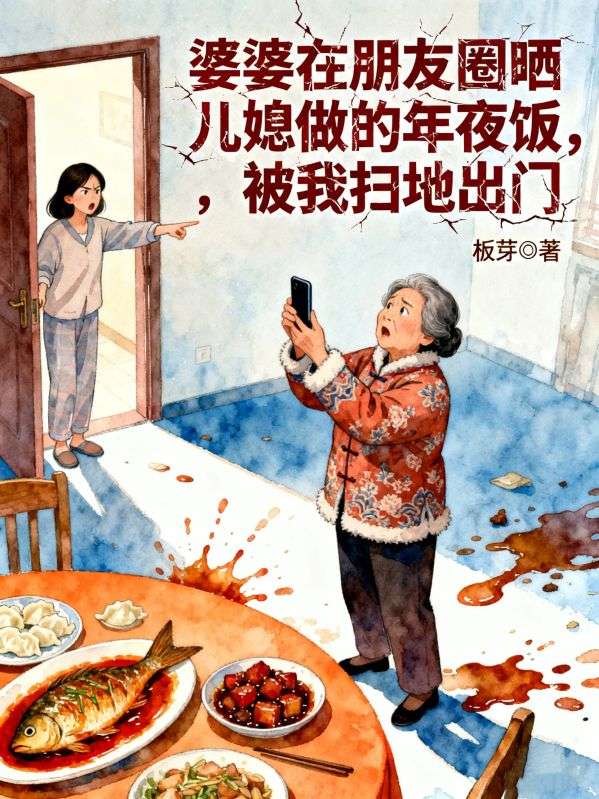 婆婆在朋友圈曬兒媳做的年夜飯，被我掃地出門