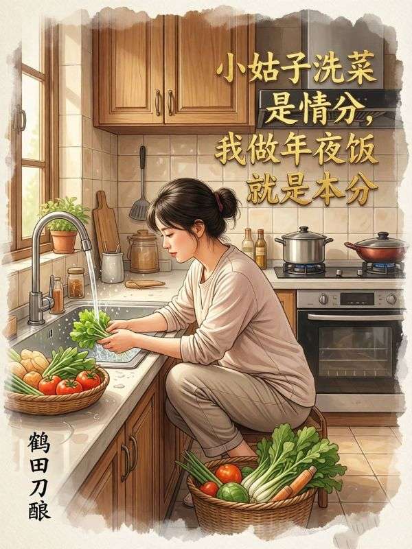 小姑子洗菜是情分，我做年夜飯就是本分