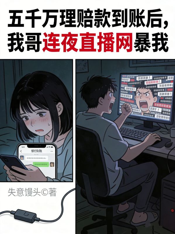 五千萬理賠款到賬後，我哥連夜直播網暴我