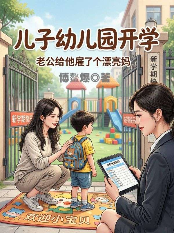 兒子幼兒園開學，老公給他雇了個漂亮媽