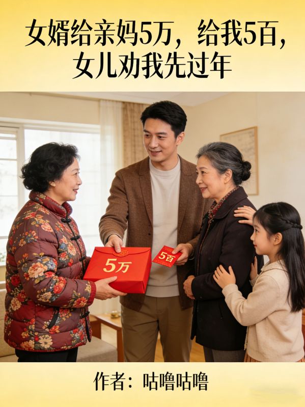 女婿給親媽紅包5萬，給我5百，女兒勸我先過年