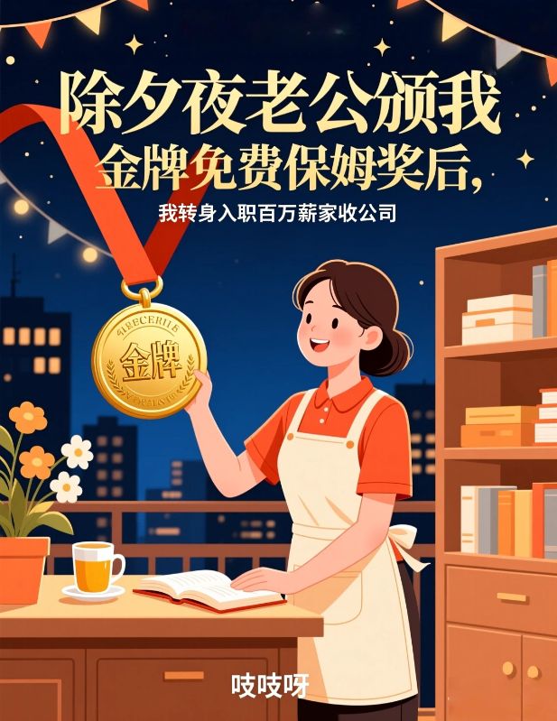 除夕夜老公頒我金牌免費保姆獎後，我轉身入職百萬年薪家政公司