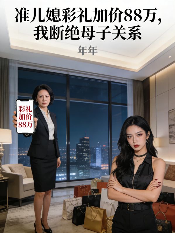 準兒媳彩禮加價88萬，我斷絕母子關係