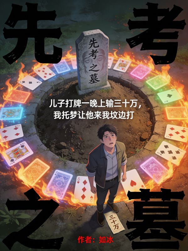兒子打牌一晚上輸三十萬，我托夢讓他來我墳邊打