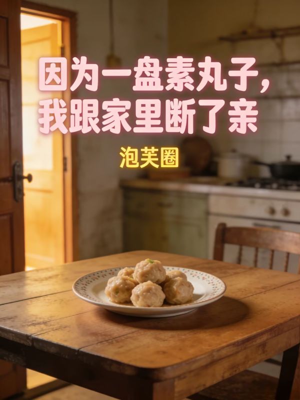 因為一盤素丸子，我跟家裏斷了親