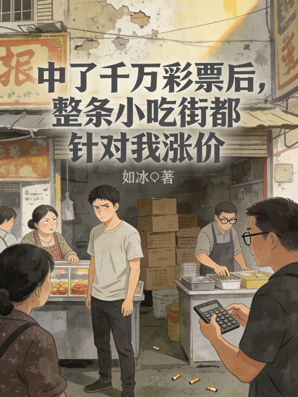 中了千萬彩票後，整條小吃街都針對我漲價
