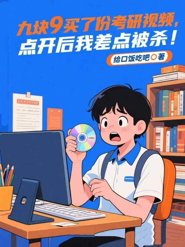 九塊九買了份考研視頻，點開後我差點被殺