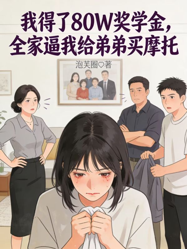 我得了80W獎學金，全家逼我給弟弟買摩托