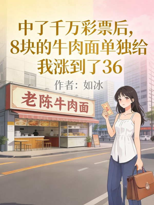 中了千萬彩票後，8塊的牛肉麵單獨給我漲到了36