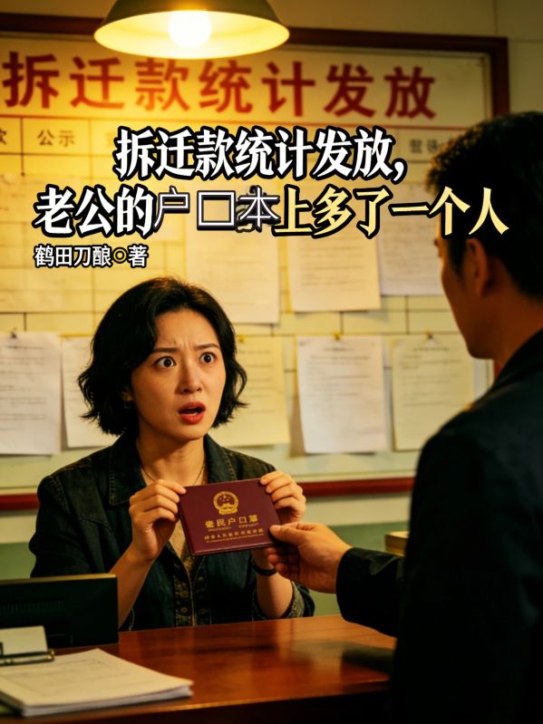 拆遷款統計發放，老公的戶口本上多了一個人