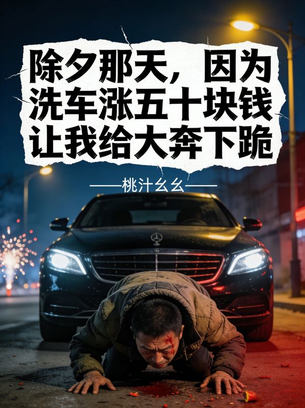 除夕那天，因為洗車漲五十塊錢讓我給大奔下跪