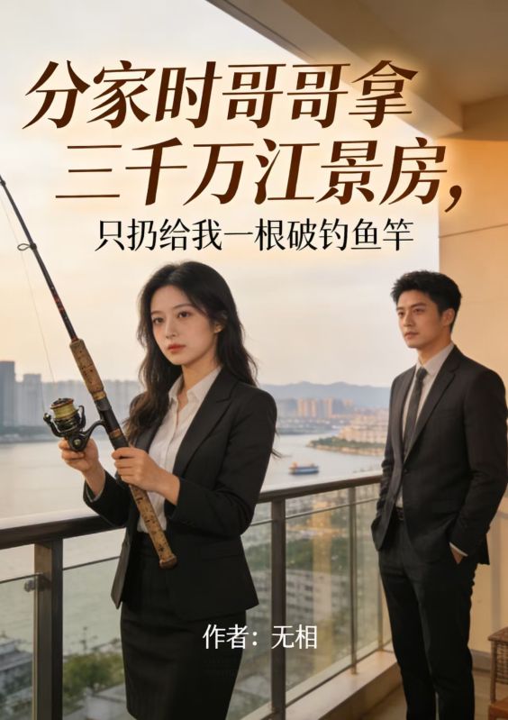 分家時哥哥拿三千萬江景房，隻扔給我一根破釣魚竿