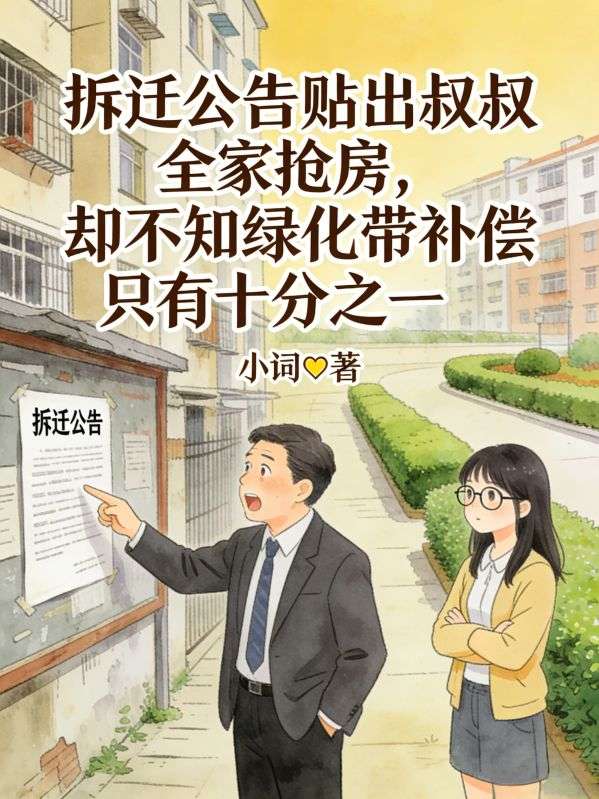 拆遷公告貼出叔叔全家搶房，卻不知綠化帶補償隻有十分之一
