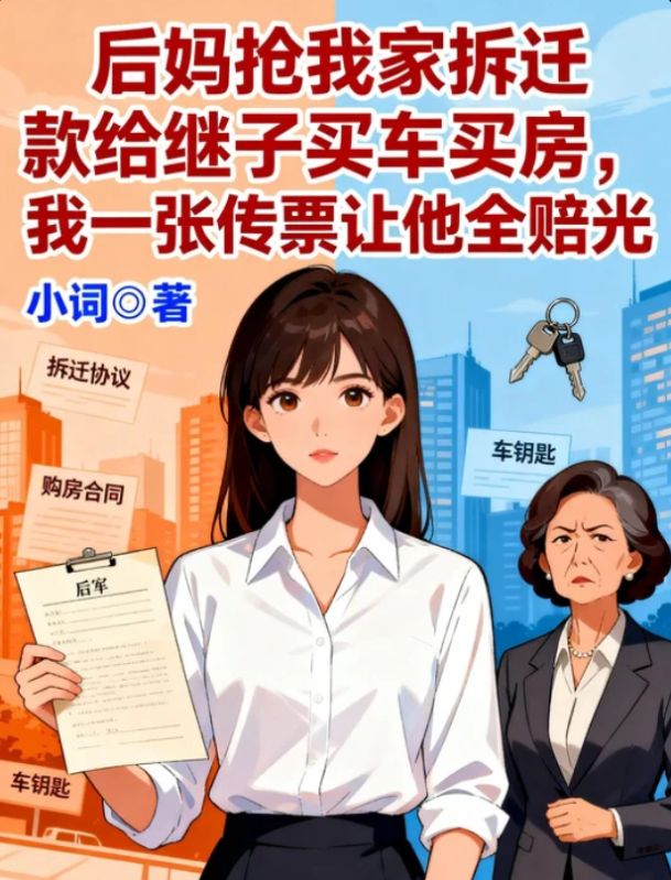 後媽搶我家拆遷款給繼子買車買房，我一張傳票讓他全賠光