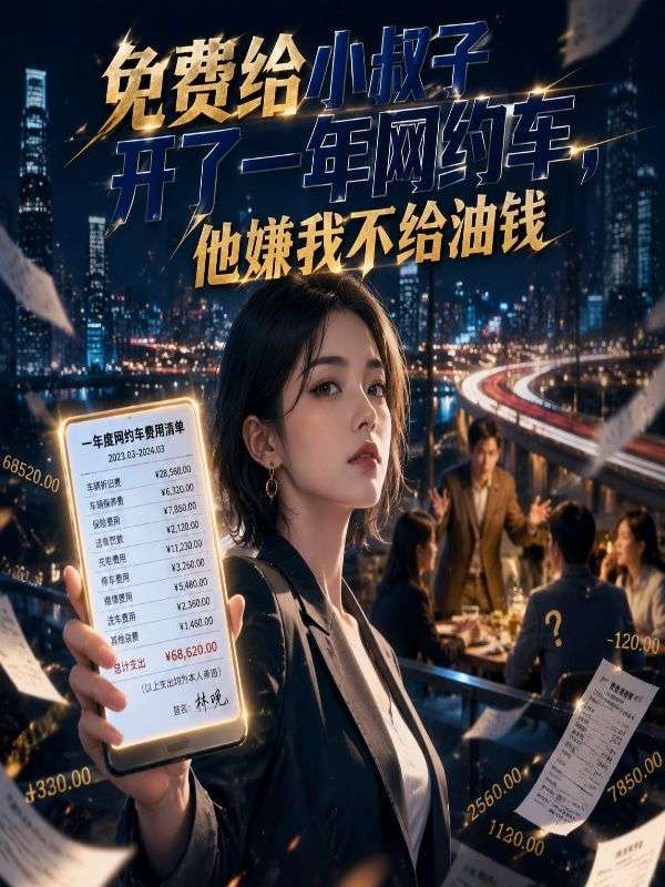 免費給小叔子開了一年網約車，他嫌我不給油錢