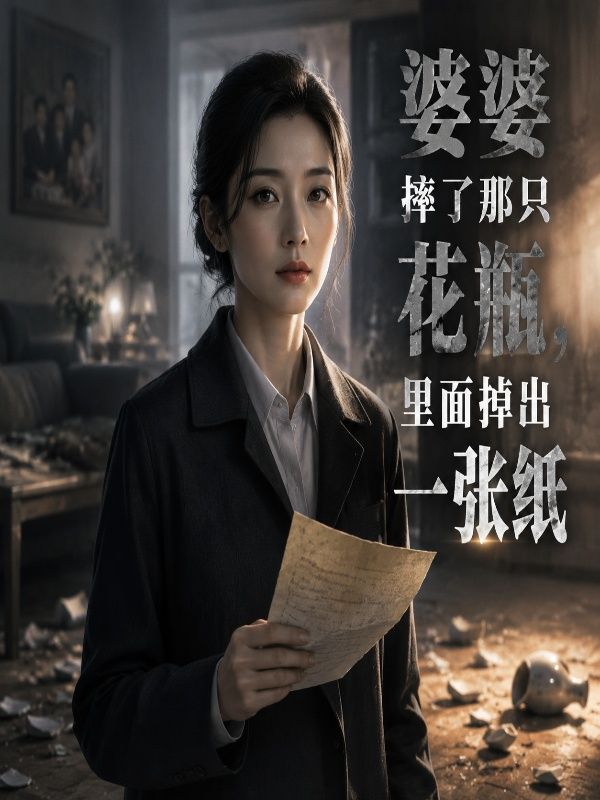 婆婆摔了那隻花瓶，裏麵掉出一張紙