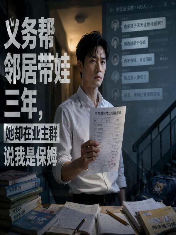 義務幫鄰居帶娃三年，她卻在業主群說我是保姆