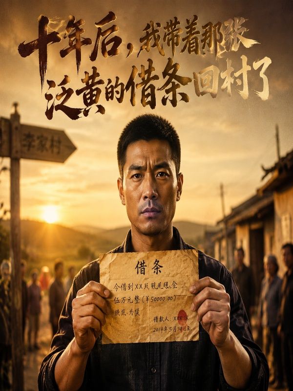 十年後，我帶著那張泛黃的借條回村了