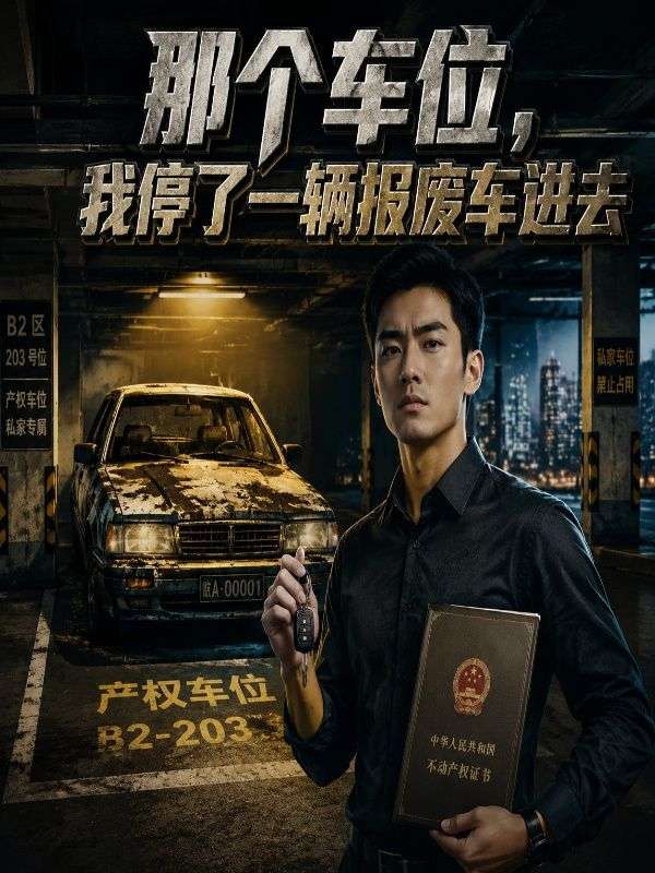 那個車位，我停了一輛報廢車進去
