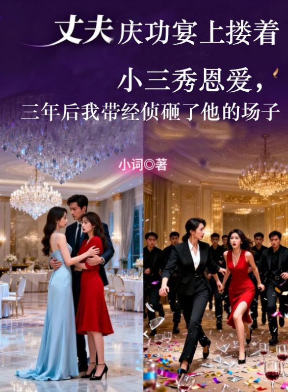 丈夫慶功宴上摟著小三秀恩愛，三年後我帶經偵砸了他的場子