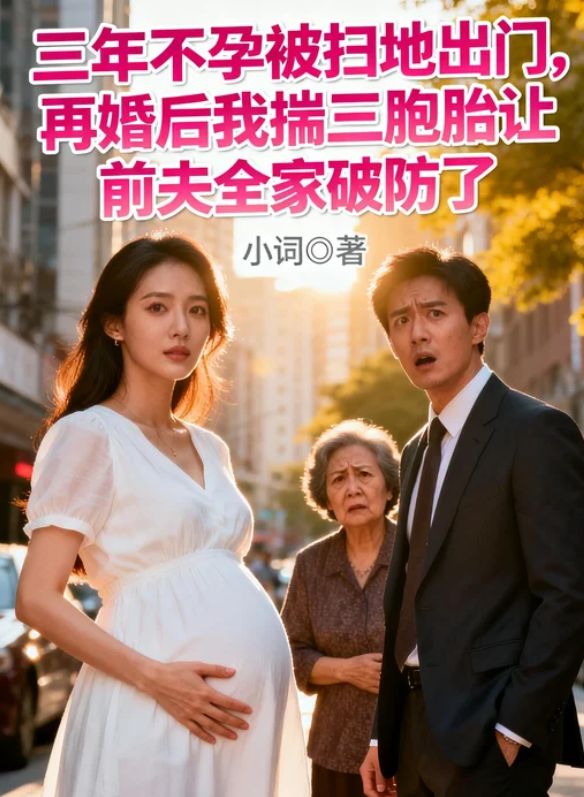三年不孕被掃地出門，再婚後我揣三胞胎讓前夫全家破防了