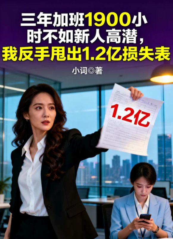 三年加班1900小時不如新人高潛，我反手甩出1.2億損失表