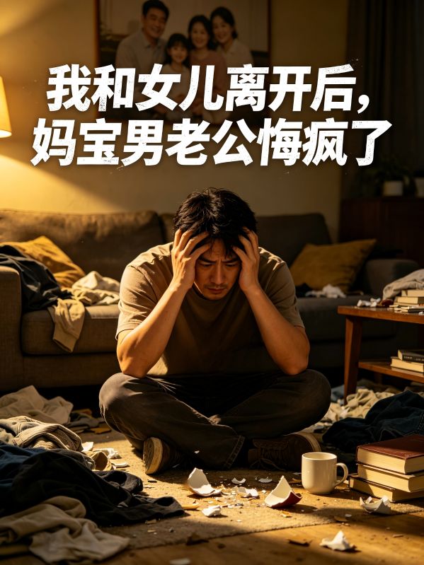 我和女兒離開後，媽寶男老公悔瘋了