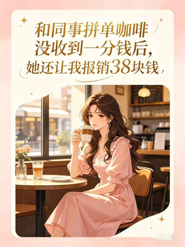 和同事拚單咖啡沒收到一分錢後，她還讓我報銷38塊錢