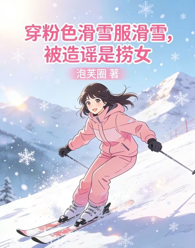 穿粉色滑雪服滑雪，被造謠是撈女