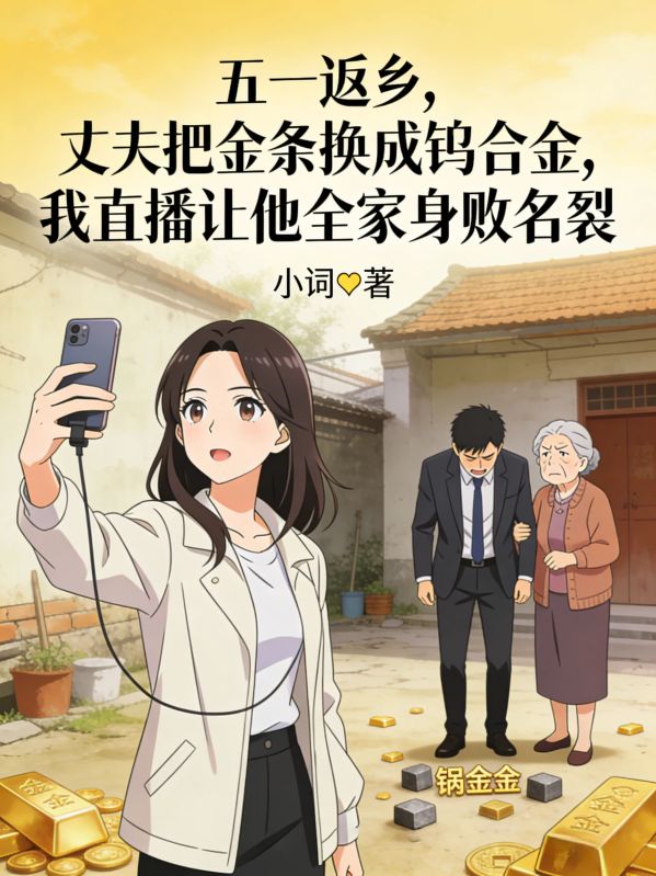 五一返鄉，丈夫把金條換成鎢合金，我直播讓他全家身敗名裂