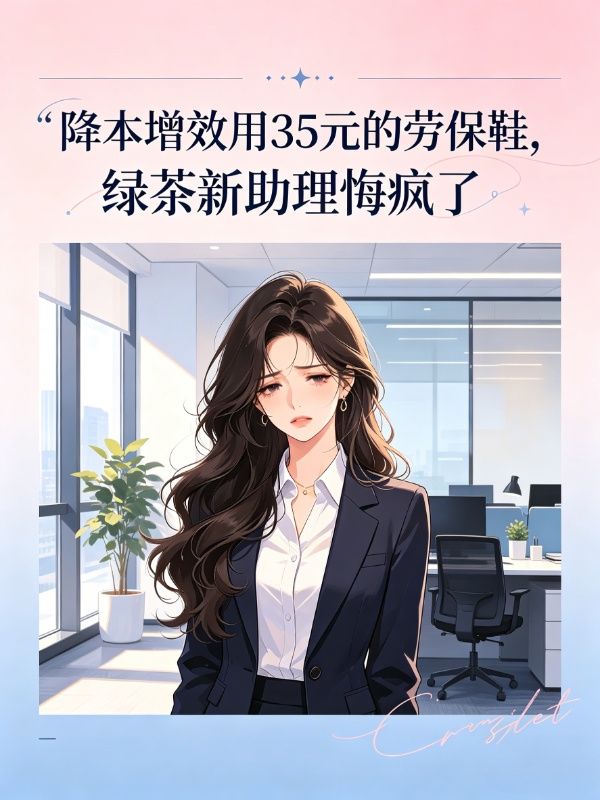 降本增效用35元的勞保鞋，綠茶新助理悔瘋了