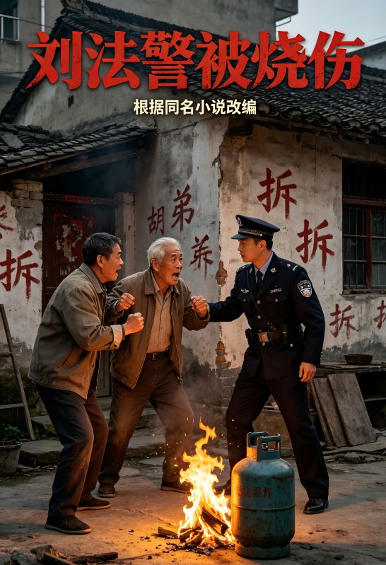 劉法警被燒傷    