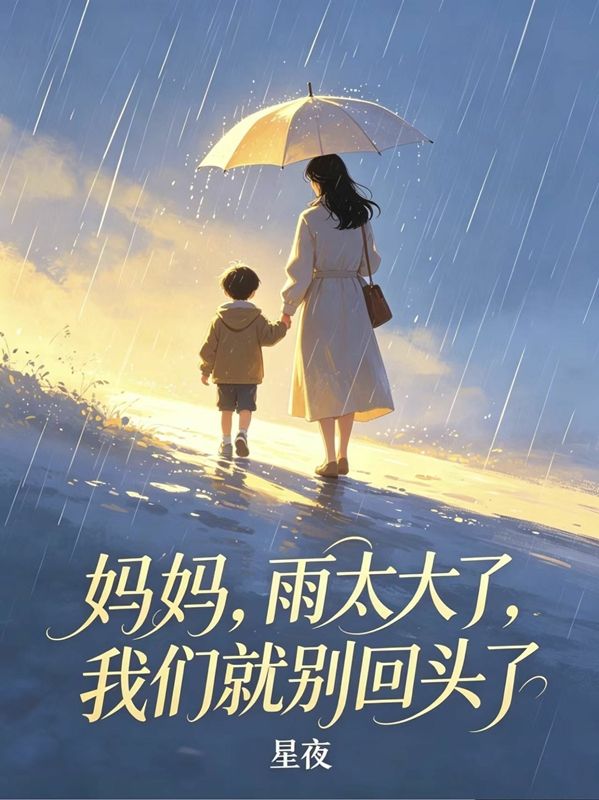 媽媽，雨太大了，我們就別回頭了