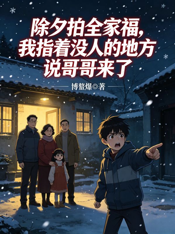 除夕拍全家福，我指著沒人的地方說哥哥來了