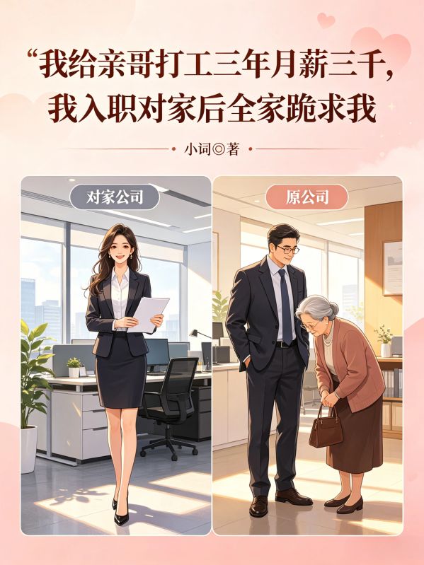 我給親哥打工三年月薪三千，我入職對家後全家跪求我