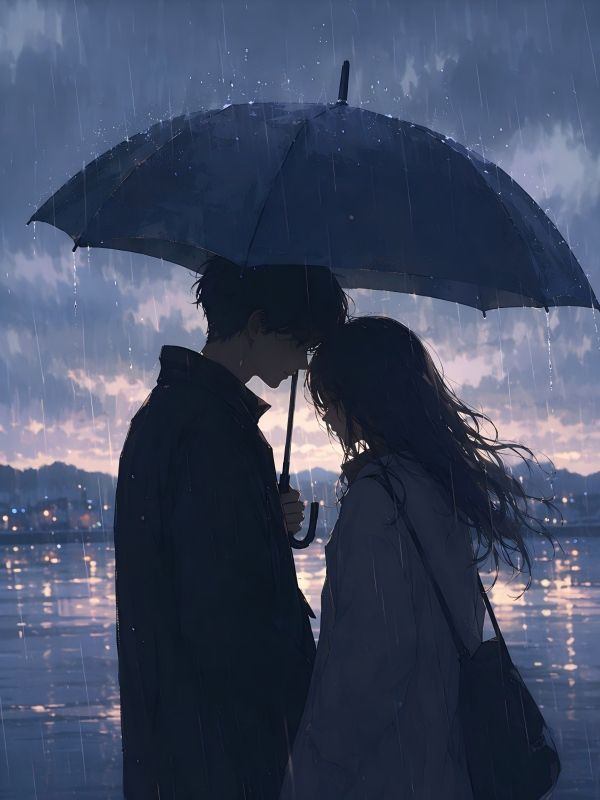 其實雨也沒很大，隻是他的傘偏向了別人