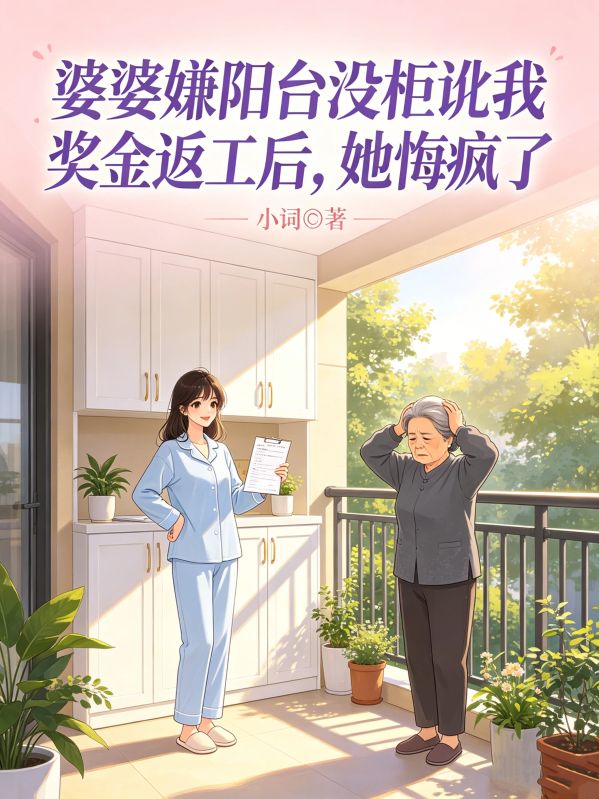 婆婆嫌陽台沒櫃訛我獎金返工後，她悔瘋了